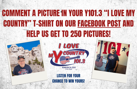 Y101.3 “I Love mY Country” T-Shirts